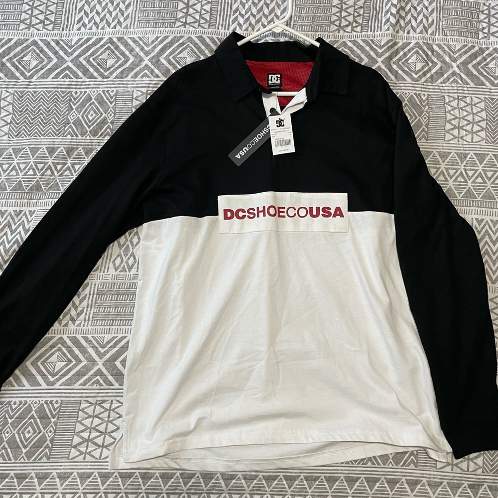 DC Shoes long sleeve polo Size XL